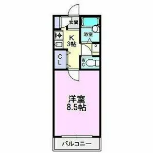 ロイヤルMIZUNO【2階】の間取り