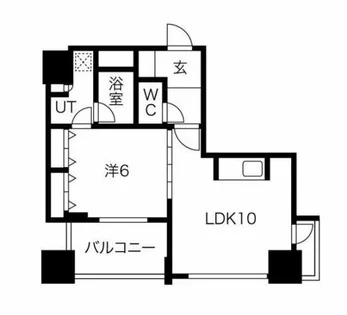 アルグラッド ザ・タワー心斎橋【11階】の間取り