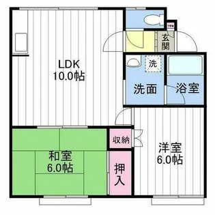 ホワイトコートカヤ8【103号室】の間取り