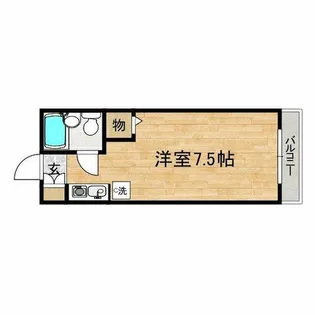 ルネサンス21【103号室】の間取り