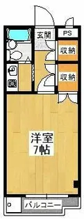 新栄プロパティー北野田Ⅰ【3階】の間取り