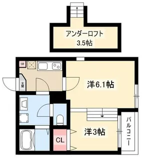 さくらハイツ【1階】の間取り