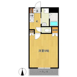 young leaves【1階】の間取り