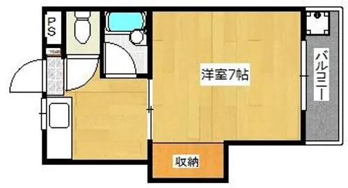 コーポ志賀【103号室】の間取り