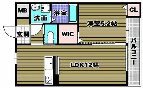 ロイヤルハイツ【1階】の間取り