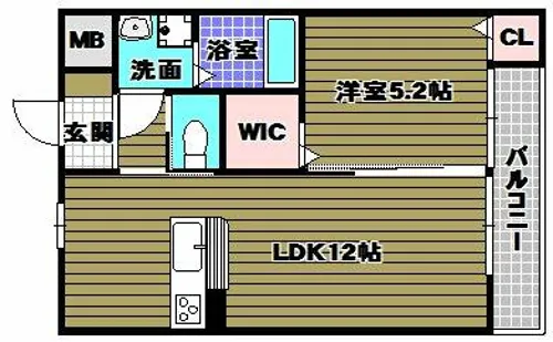 ロイヤルハイツ【1階】の間取り