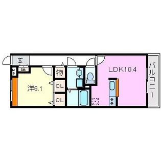 ハウオリ オハナ【3階】の間取り