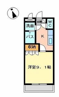 フェリチェ【103号室】の間取り