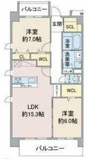 クレスト本郷【2階】の間取り