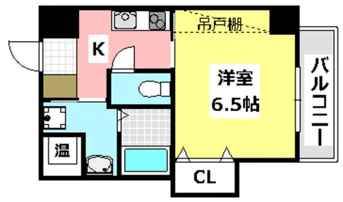 オアシスブリリアント【4階】の間取り