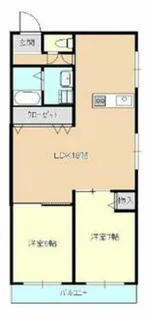 クレインストリート松本【4階】の間取り