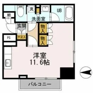 カスタリア栄【1206号室】の間取り