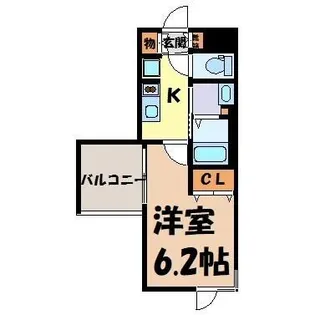 エステムコート名古屋栄プレシャス【7階】の間取り