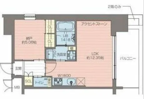 プレジオ阿波座【15階】の間取り