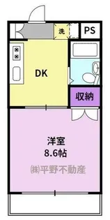 コーポ加月 B棟【2階】の間取り