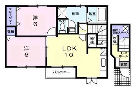 フォレ・ドゥ・エトワール【0202号室】の間取り