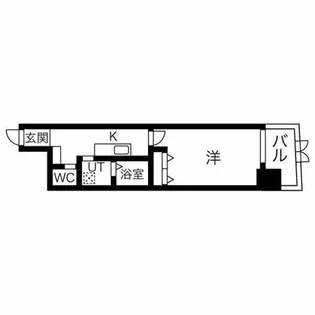 N apartment【5階】の間取り