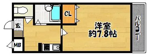 メゾンサステック【301号室】の間取り