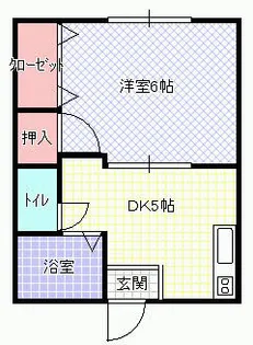 コーポ南野【203号室】の間取り