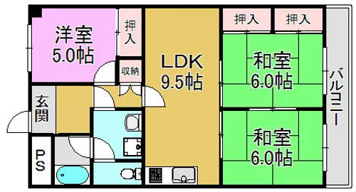 アバンティHF【4階】の間取り