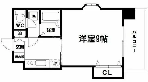久宝【804号室】の間取り