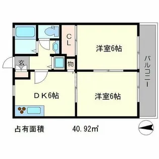 サンガーデン堂ノ上【2階】の間取り