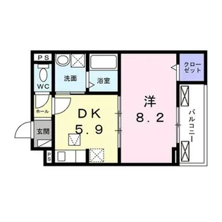 エアリーガーデン【1階】の間取り