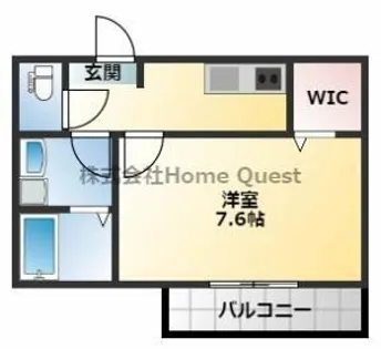 メゾンサンヴァレー【1階】の間取り