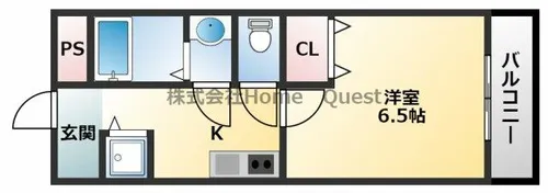 フィオレ源氏ヶ丘【1階】の間取り
