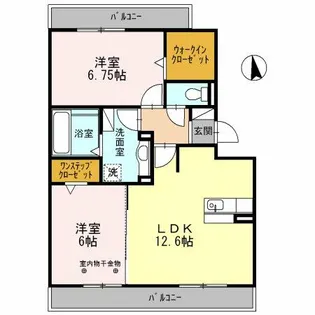 グランドメゾン フォーリーフ【3階】の間取り