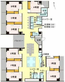 DENCITY CROSS SITE【10-B号室】の間取り