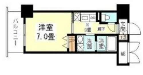 CASA京橋【4階】の間取り
