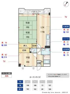 サンライズ博多【402号室】の間取り