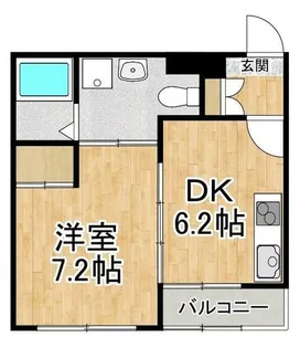 グレイス長等【2階】の間取り