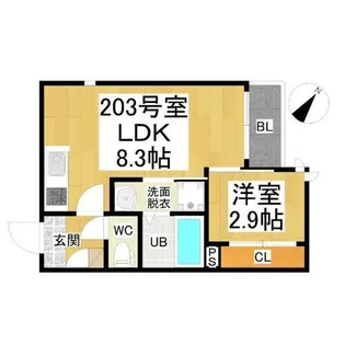 G-smart笠寺【2階】の間取り
