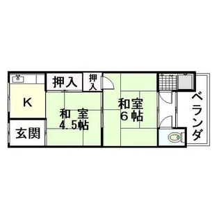 坂本文化【2階】の間取り