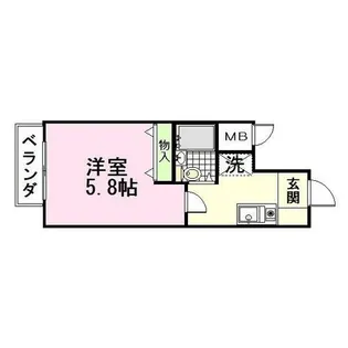 グランピア松村【3階】の間取り