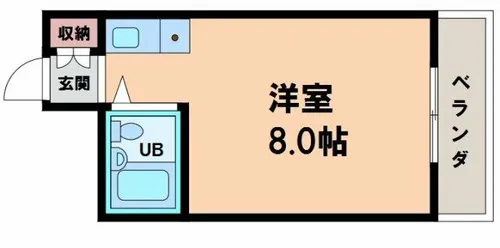 サンシティ王子【4階】の間取り