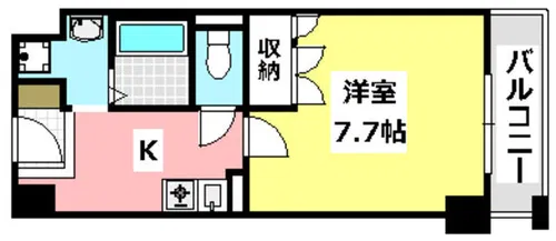 シャンピアコート茨木【5階】の間取り