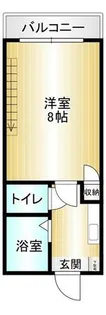 アーバンエイト【202号室】の間取り