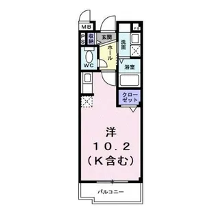 セントレ青山【2階】の間取り
