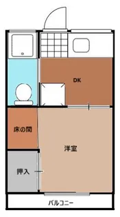 多々良ハイツ【101号室】の間取り
