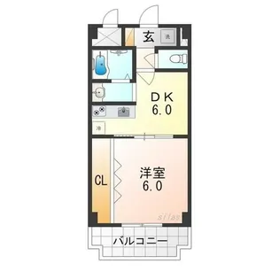 大阪府大阪市西成区玉出中2丁目【マンション】の間取り