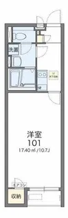 レオネクストロウェナ【1階】の間取り