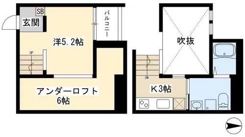 VIVA米野Ⅱ【2階】の間取り
