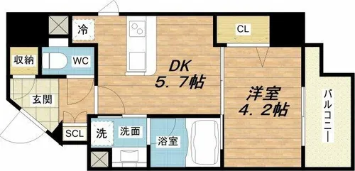 GAUDI【3階】の間取り