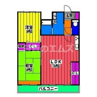 第3大西ビル【701号室】の間取り