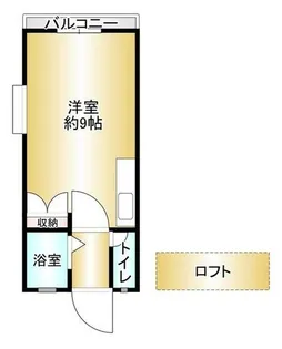 シティベールコスモス【105号室】の間取り
