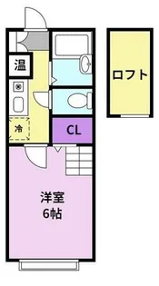 パンシオンビラ A棟【2階】の間取り
