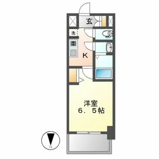 ファステートNAGOYA今池バレンシア【12階】の間取り